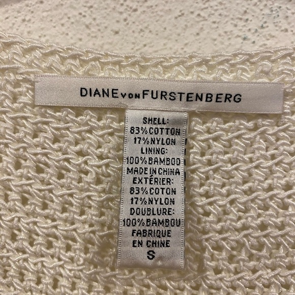 Diane von Furstenberg Knit Sweater Dress Size Small VGUC - Picture 3 of 4